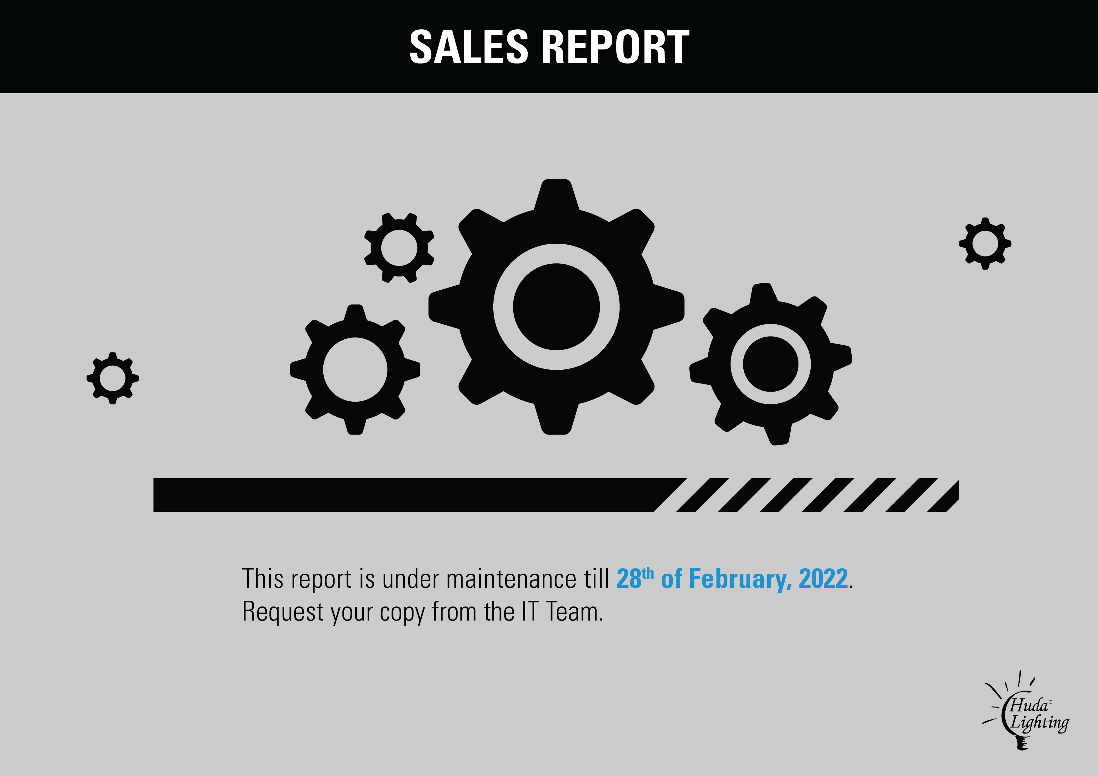 Sales Report Huda Lighting